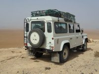 Bivouac sauvage à la sebkha de Tah (Sahara) Bivouac sauvage à la sebkha de Tah (Sahara)